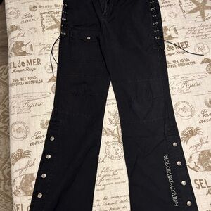 Harley-Davidson Black Denim Pants